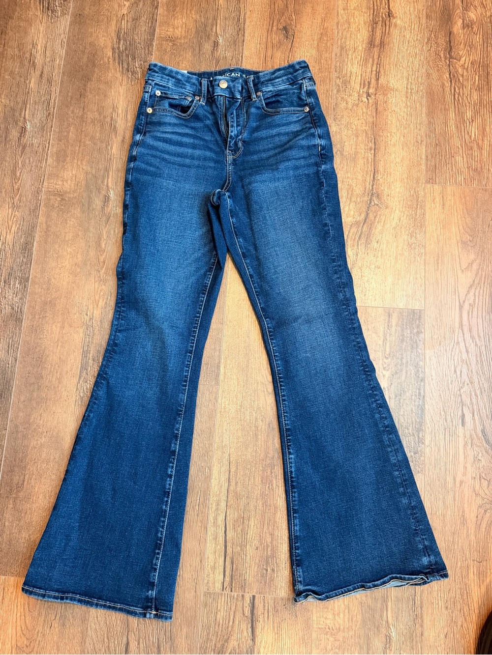 American Eagle Outfitters Dark Blue Flared Jeans